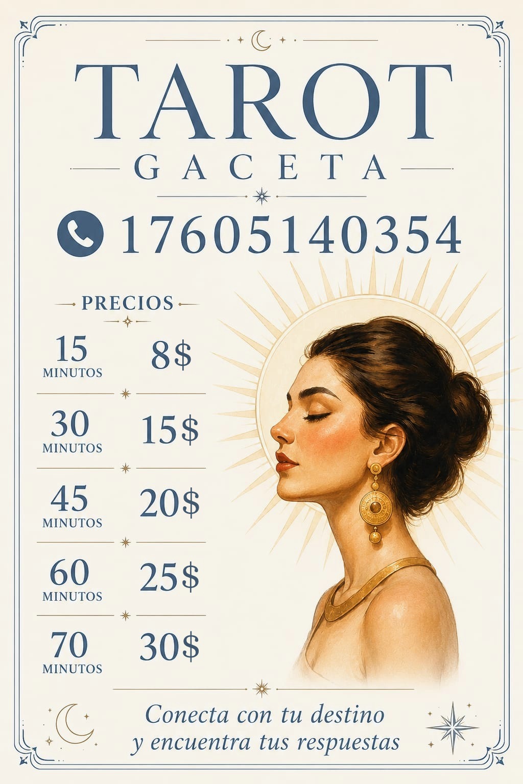 Tarot Gaceta - tarot por telefono en espanol - 1 760 514 0354 - precios desde 8 dolares